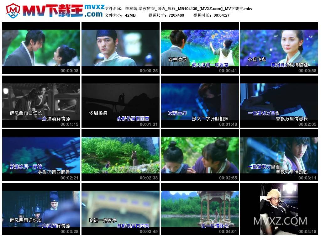 李梓菡-暗夜留香_国语_流行_MB104139